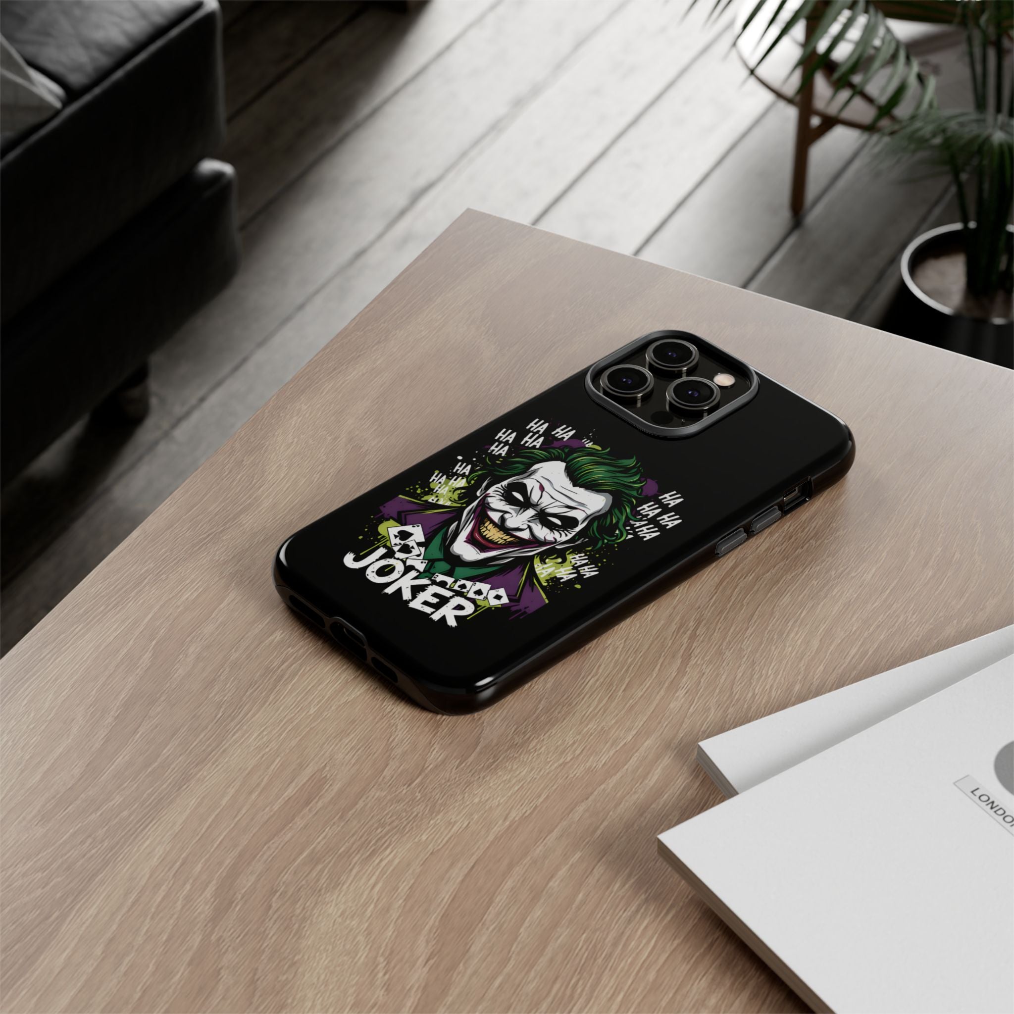 Joker "Bad Joke" DC Villain Hard Case for iPhone 17, 17 Air, 17 Pro Max, 16, 15, 14
