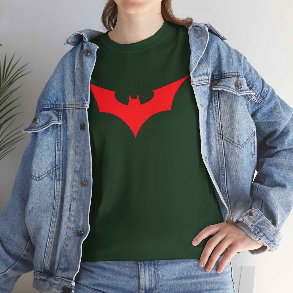 Unisex Batman Beyond Neo-Gotham Red Logo T-Shirt