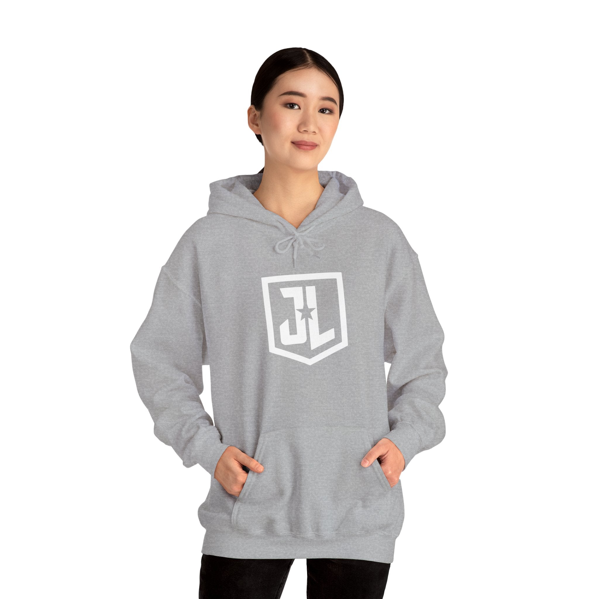 Justice League Shield Logo Hoodie — Minimalist DC Justice League 2017 Sweatshirt
