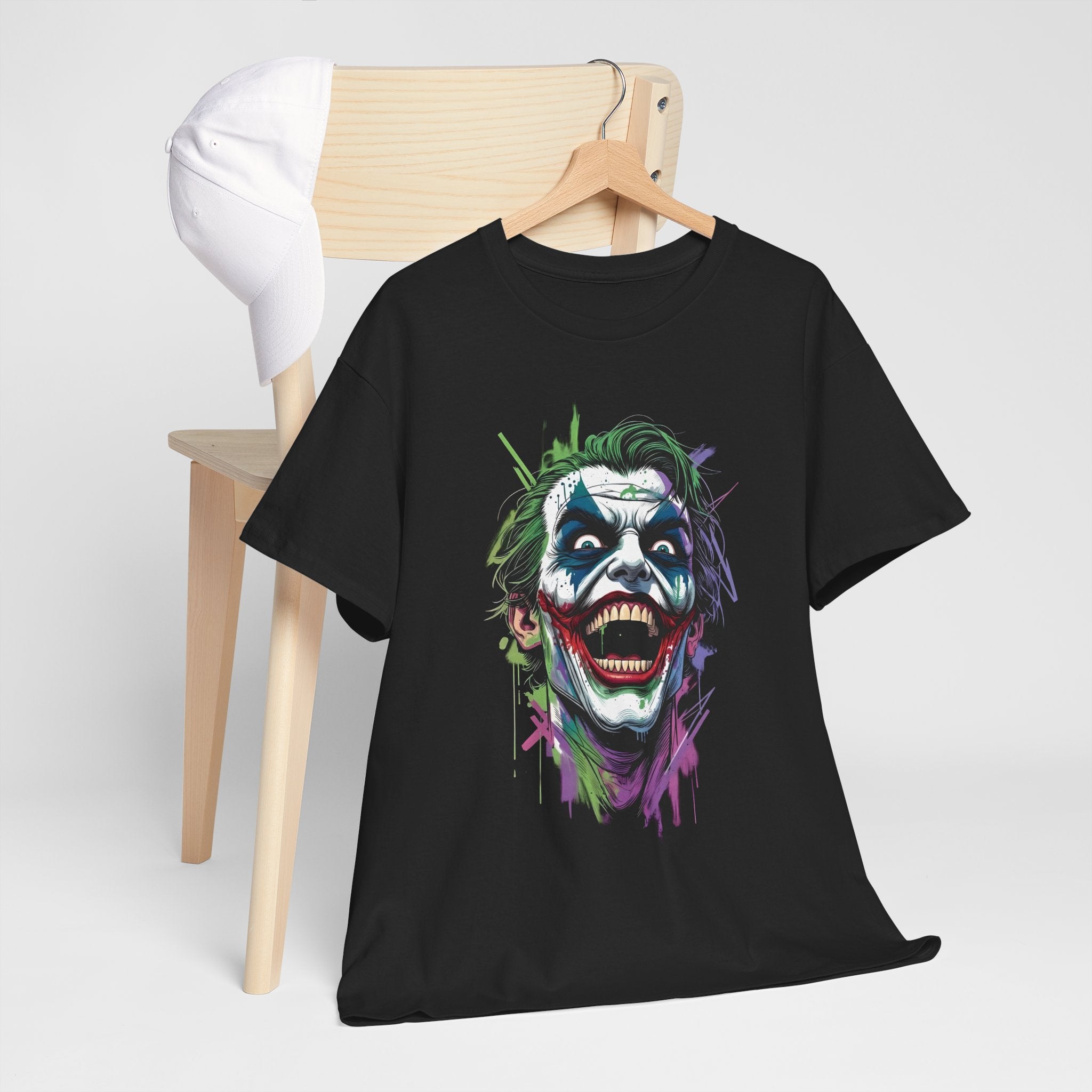 The Joker Streetwear Unisex Graphic Tee - Vintage DC Comics Joker Laugh T-Shirt