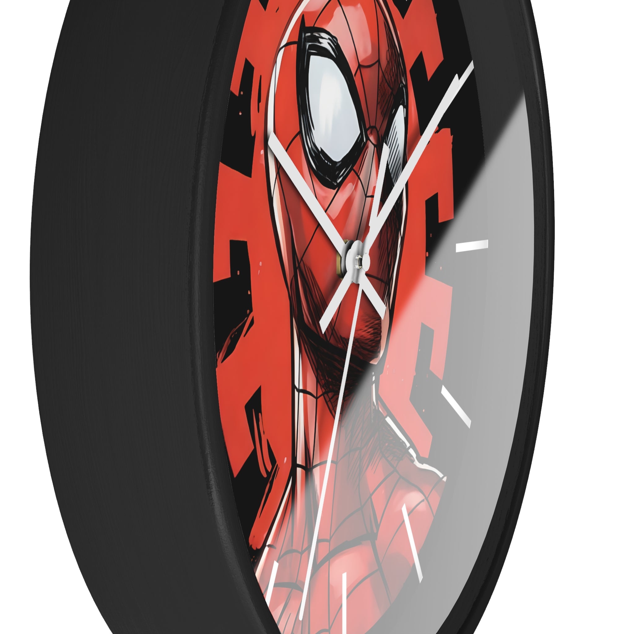 Spiderman Graphic Logo Wall Clock — Spiderverse Home Decor