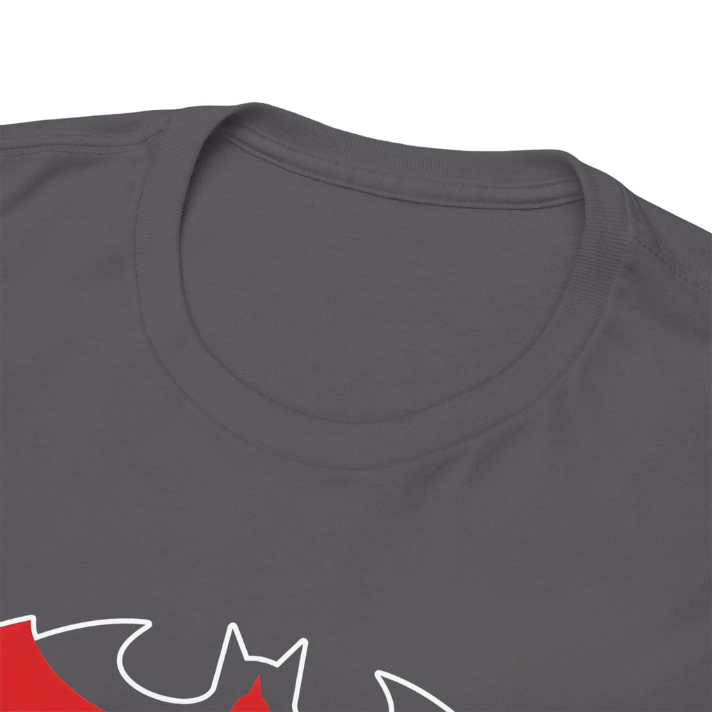 Batman & Robin 1997 Red Bat Emblem T‑Shirt - Batfamily shirt - George Clooney 90s Batman movie shirt