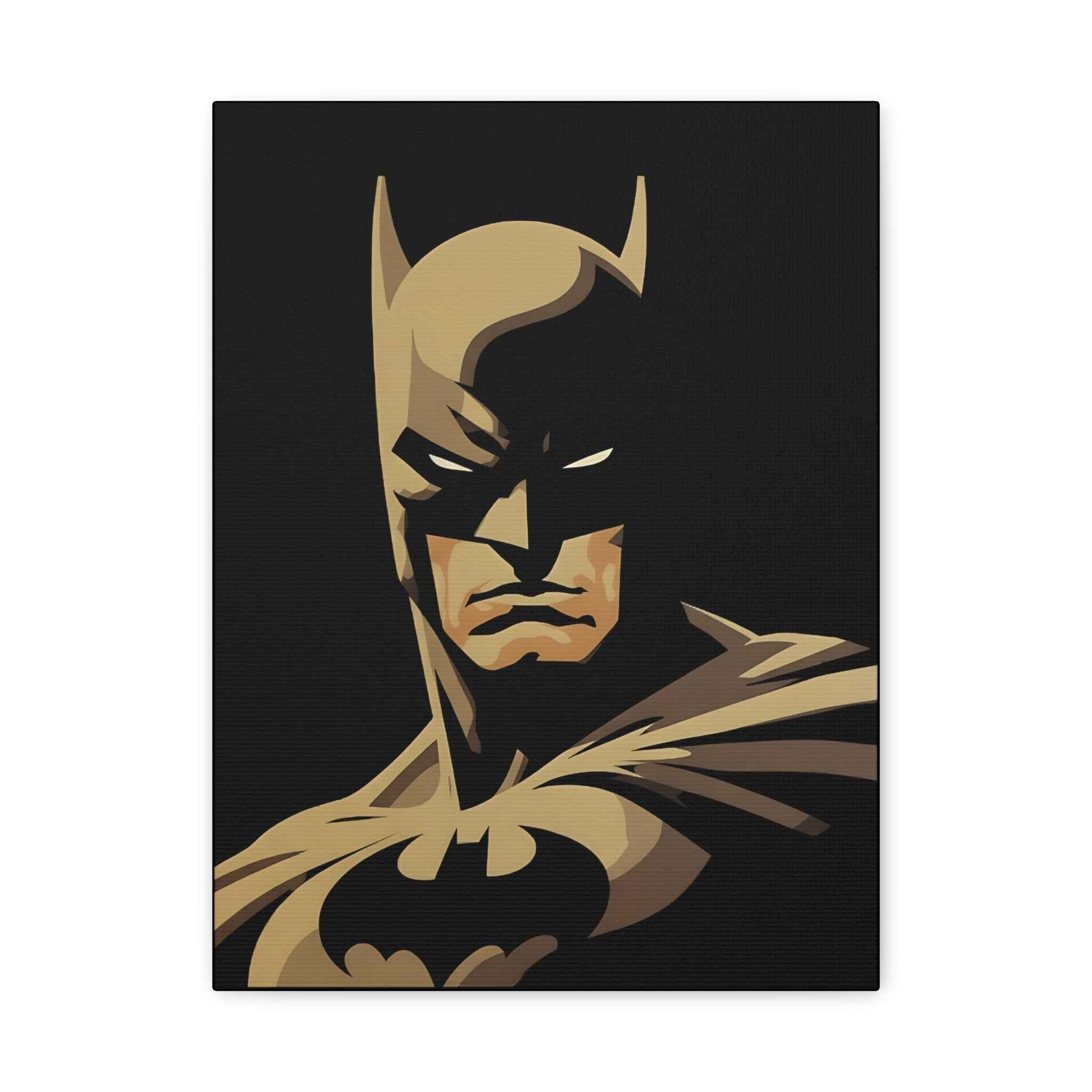 Batman Inspired Stretched Matte Canvas Art