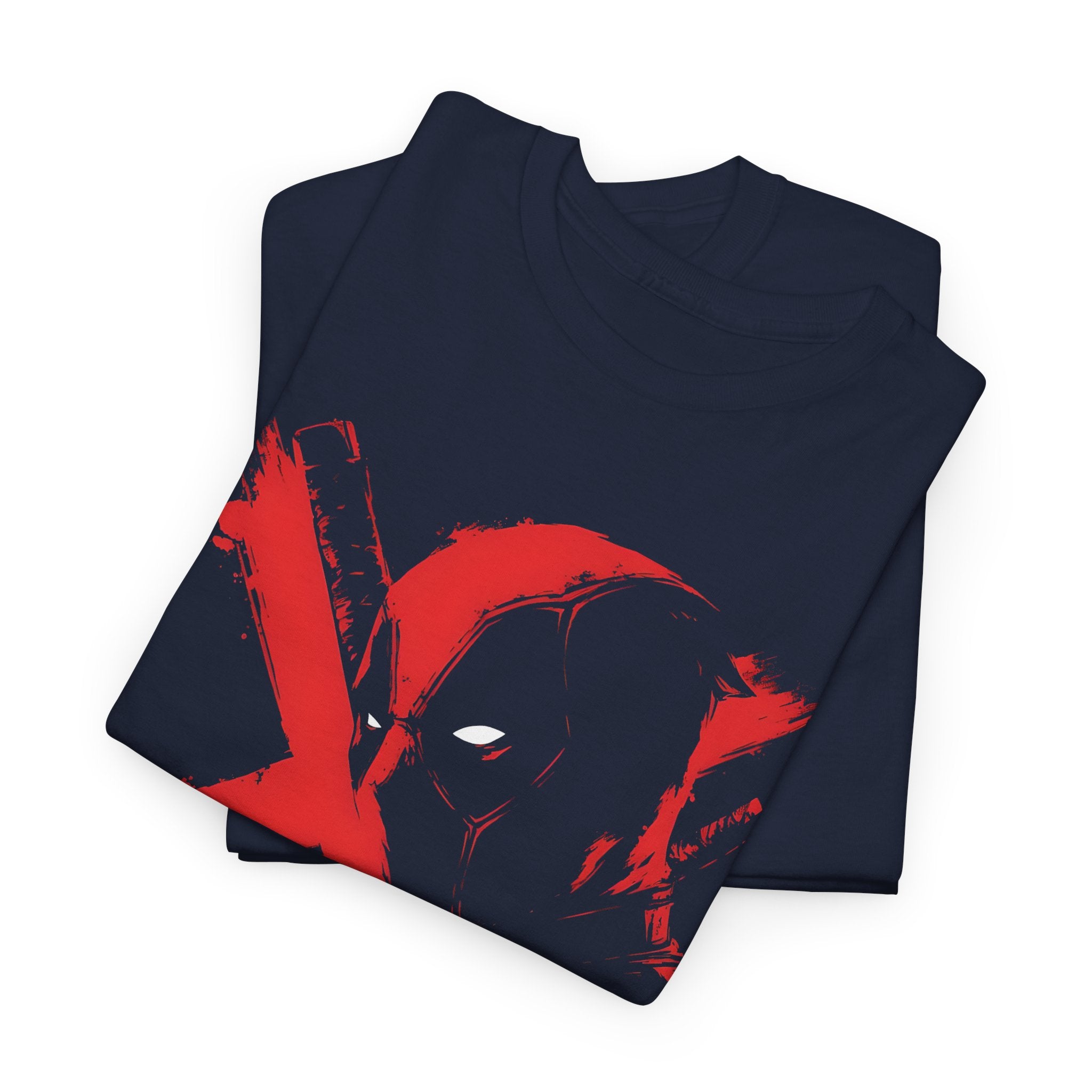 Deadpool Marvel Rivals Graphic Tee — Red X Masked Wade Wilson T-shirt