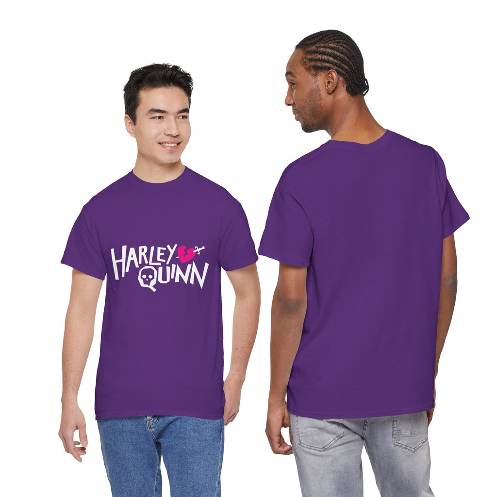 Harley Quinn Skull Heart Shirt – DC Comics Villain Graphic Tee