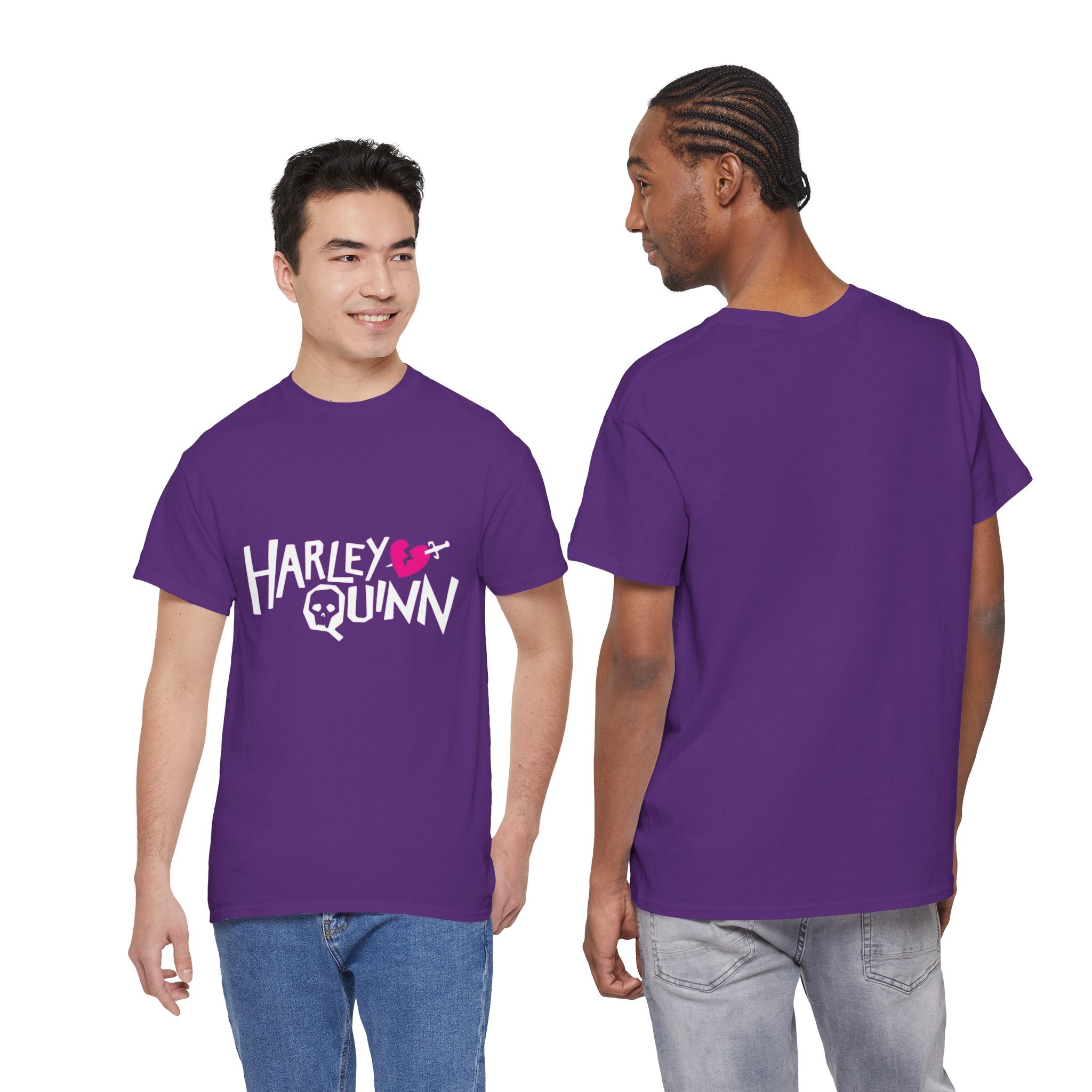 Harley Quinn Skull Heart Shirt – DC Comics Villain Graphic Tee