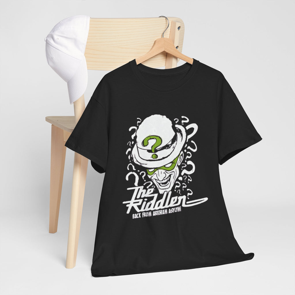 The Riddler T-Shirt – Vintage DC Batman Villain Graphic Tee | Gotham Puzzle Design