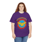 Wonder Woman Retro Logo Unisex T-Shirt - Classic DC Justice League Amazon Warrior Emblem Shirt