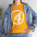 Fantastic Four Retro Logo T-Shirt — Minimalist Vintage Superhero Tee