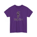 Teen Titans Raven Graphic Tee — Purple Geometric Raven Shirt