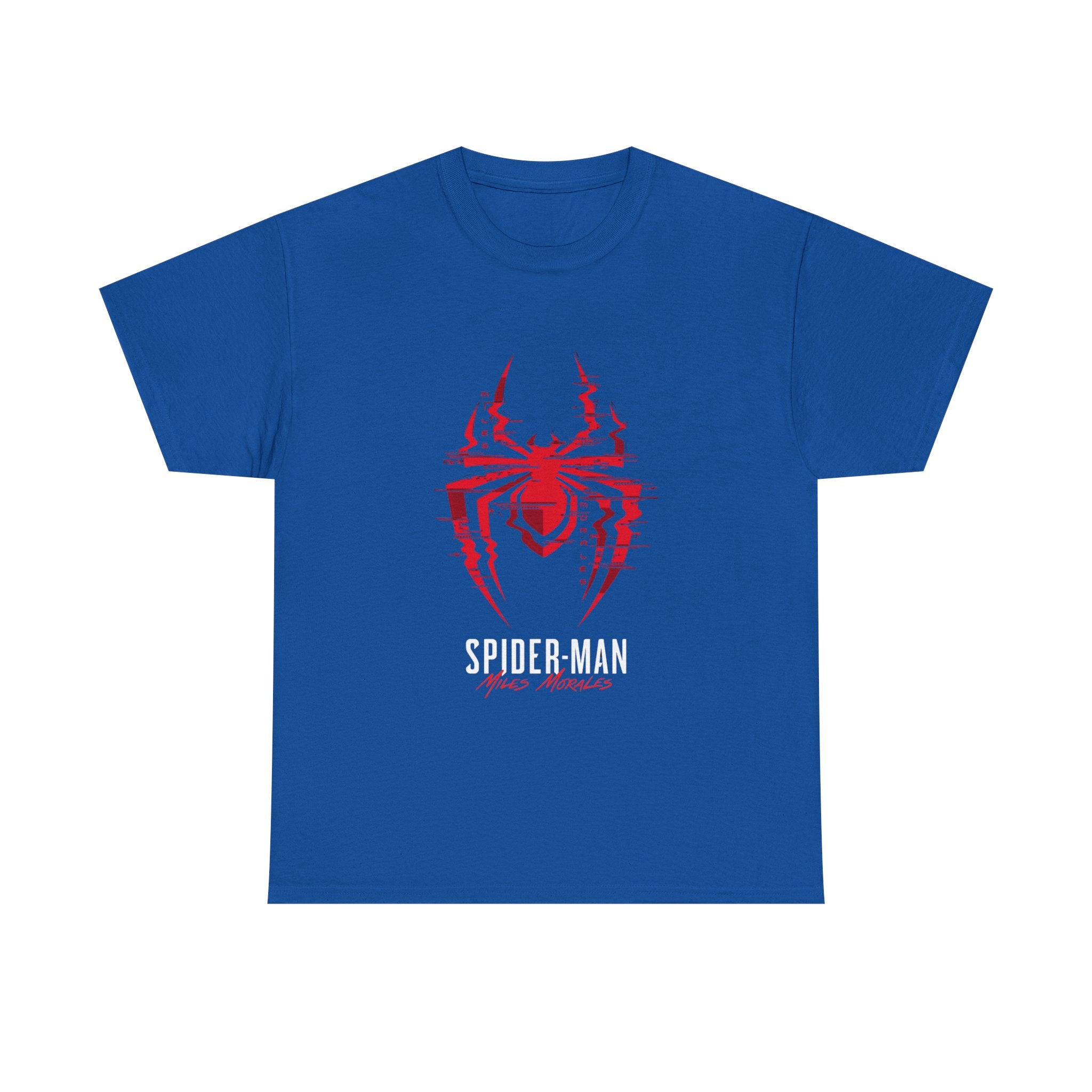 Marvel Spider-Man Miles Morales Glitch T-Shirt – Gamer Style Streetwear Tee