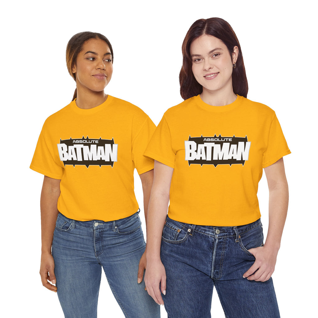 Absolute Batman Logo Unisex T-Shirt – DC Absolute Universe Gotham Knight Heavy Bat Graphic Tee