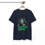 Doctor Doom Retro Green Villain Portrait T-Shirt — Avengers Graphic Tee