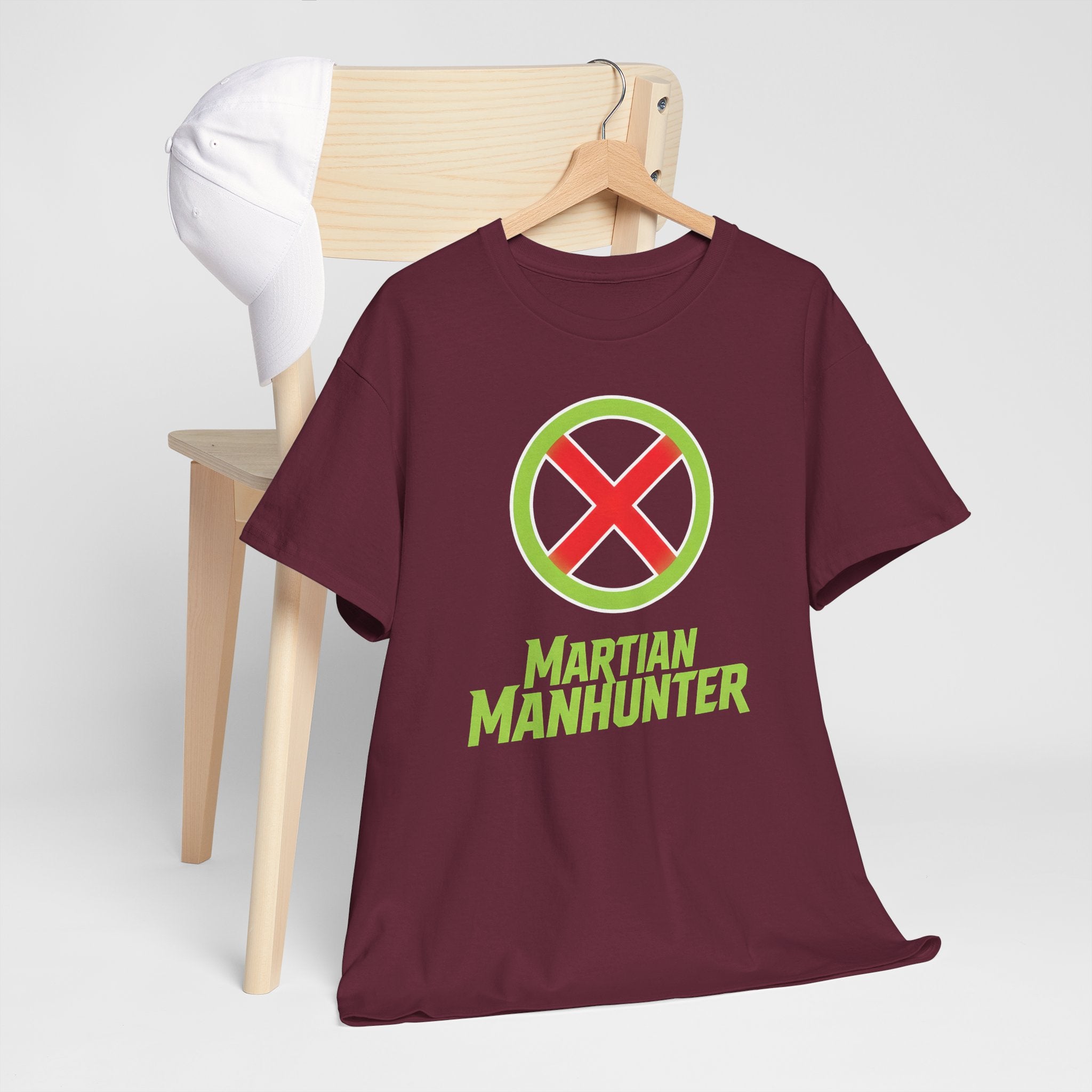 Justice League Martian Manhunter T-Shirt — J'onn J'onzz DC Superhero Cotton Tee