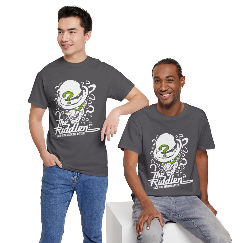 The Riddler T-Shirt – Vintage DC Batman Villain Graphic Tee | Gotham Puzzle Design
