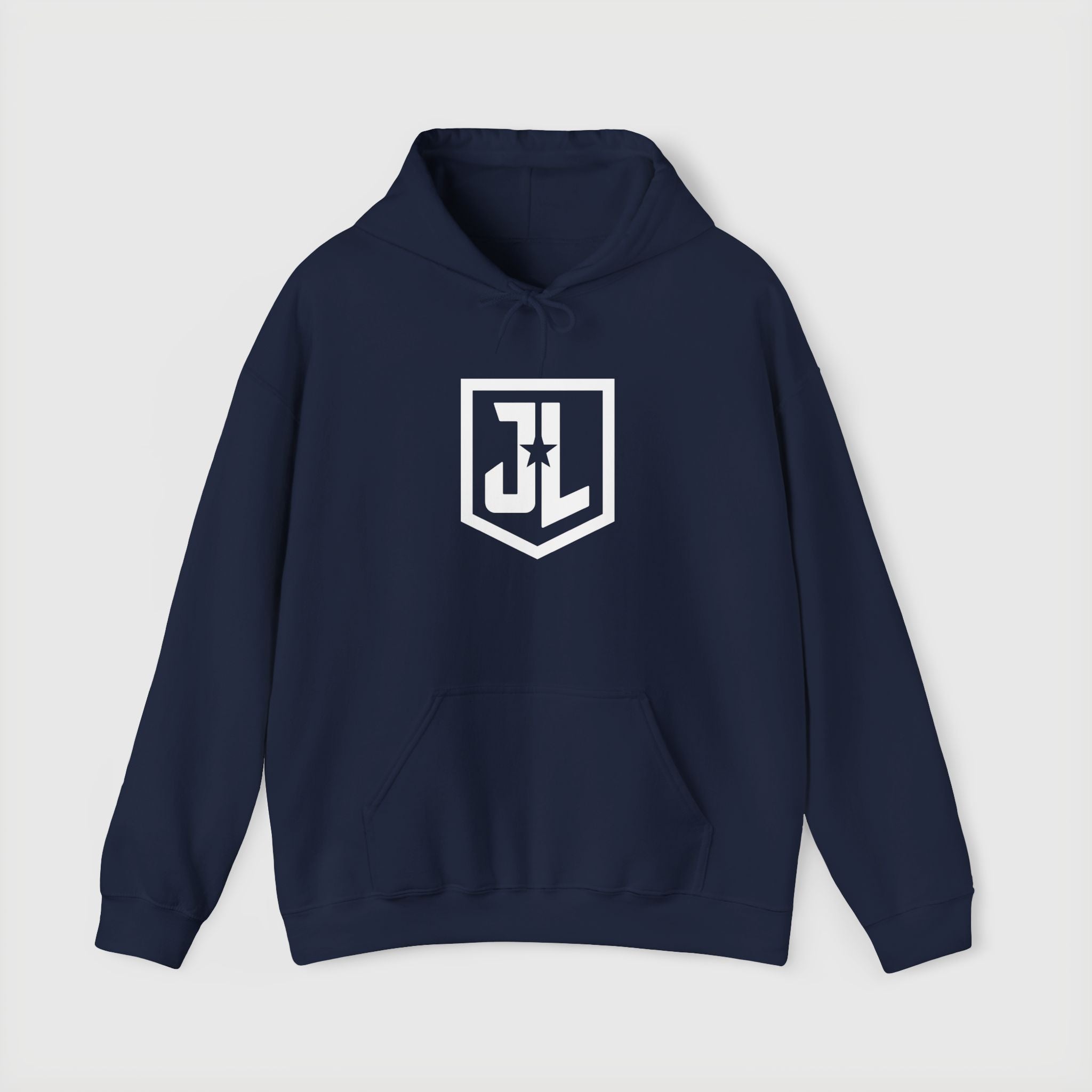 Justice League Shield Logo Hoodie — Minimalist DC Justice League 2017 Sweatshirt