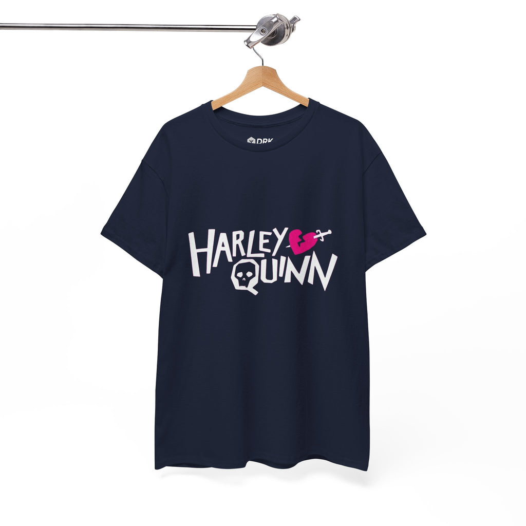 Harley Quinn Skull Heart Shirt – DC Comics Villain Graphic Tee
