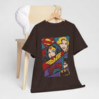 DC Girls Superhero Collage T‑Shirt — Wonder Woman, Supergirl & Batgirl Comic Tee