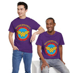 Wonder Woman Retro Logo Unisex T-Shirt - Classic DC Justice League Amazon Warrior Emblem Shirt