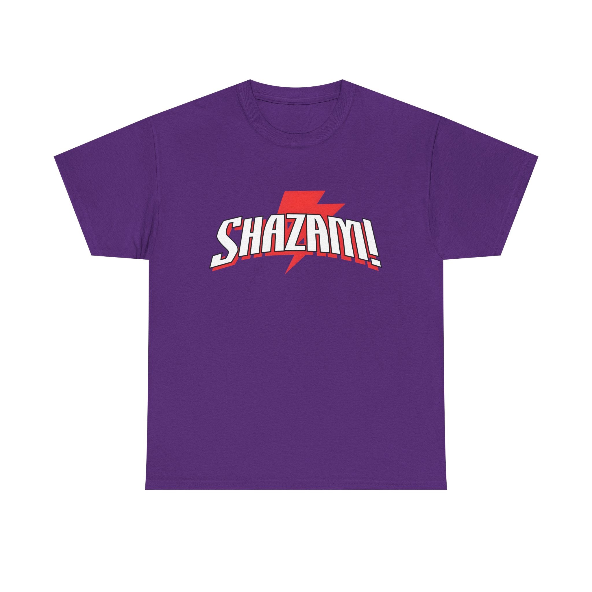 Shazam! Lightning Logo T-Shirt — Retro Comic Superhero Tee
