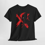 Deadpool Marvel Rivals Graphic Tee — Red X Masked Wade Wilson T-shirt