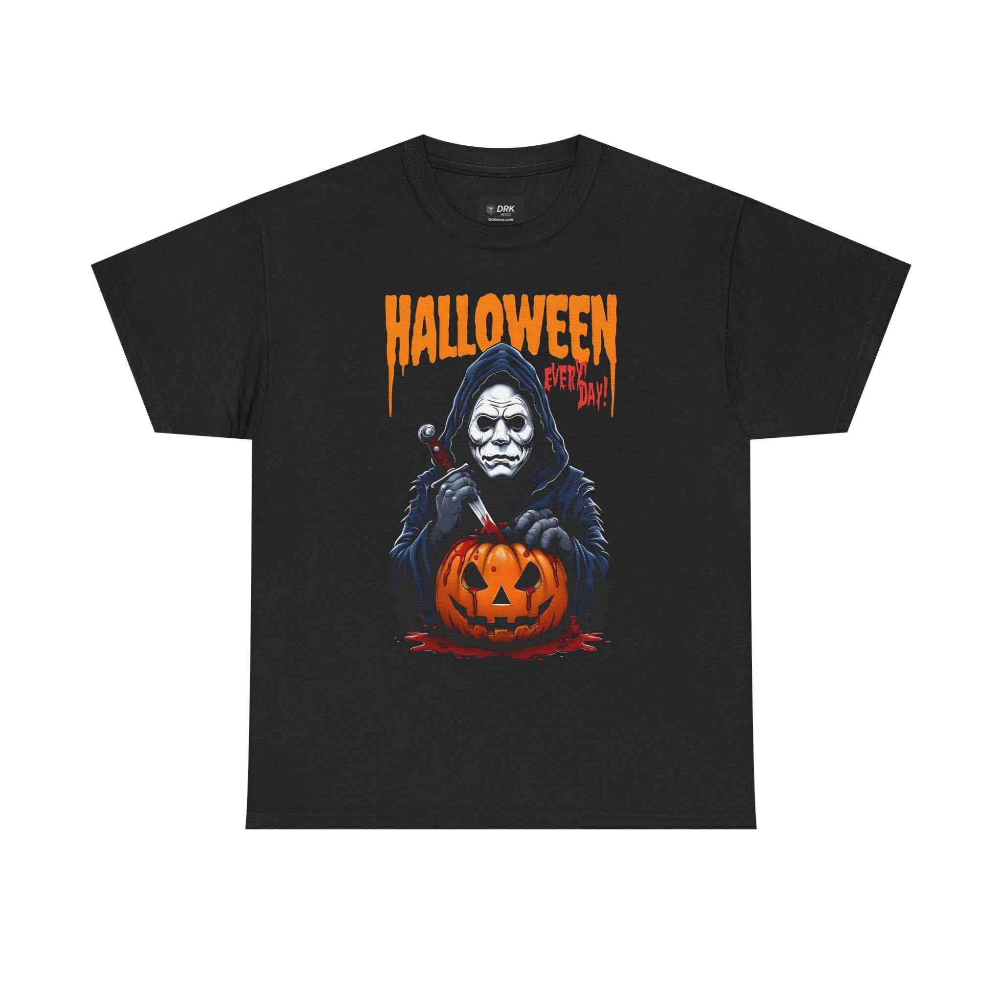 Ghostface Pumpkin Halloween Tee: Spooky Unisex T-Shirt, Scary Halloween Shirt, Creepy Cotton Tee, Haunted Pumpkin Top, Ghostly Costume