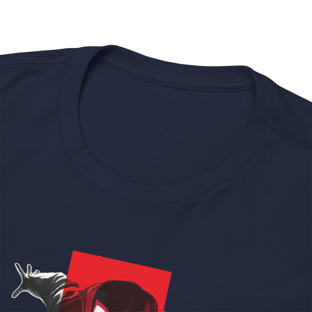 Marvel Miles Morales Spider-Man T-Shirt – Red Vertical Stripe Design | Premium Superhero Tee for Fans