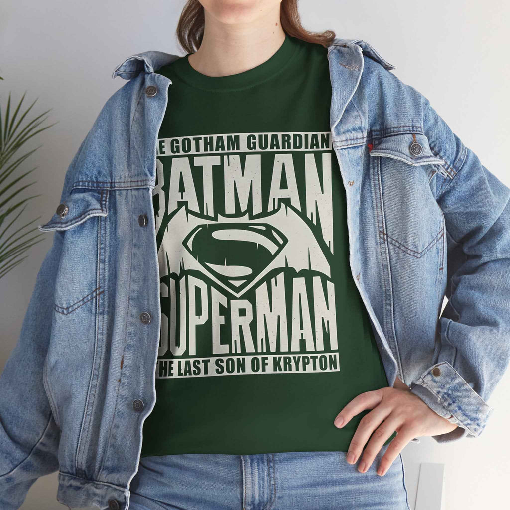 Unisex Batman Superman Dawn of Justice Logo T-Shirt