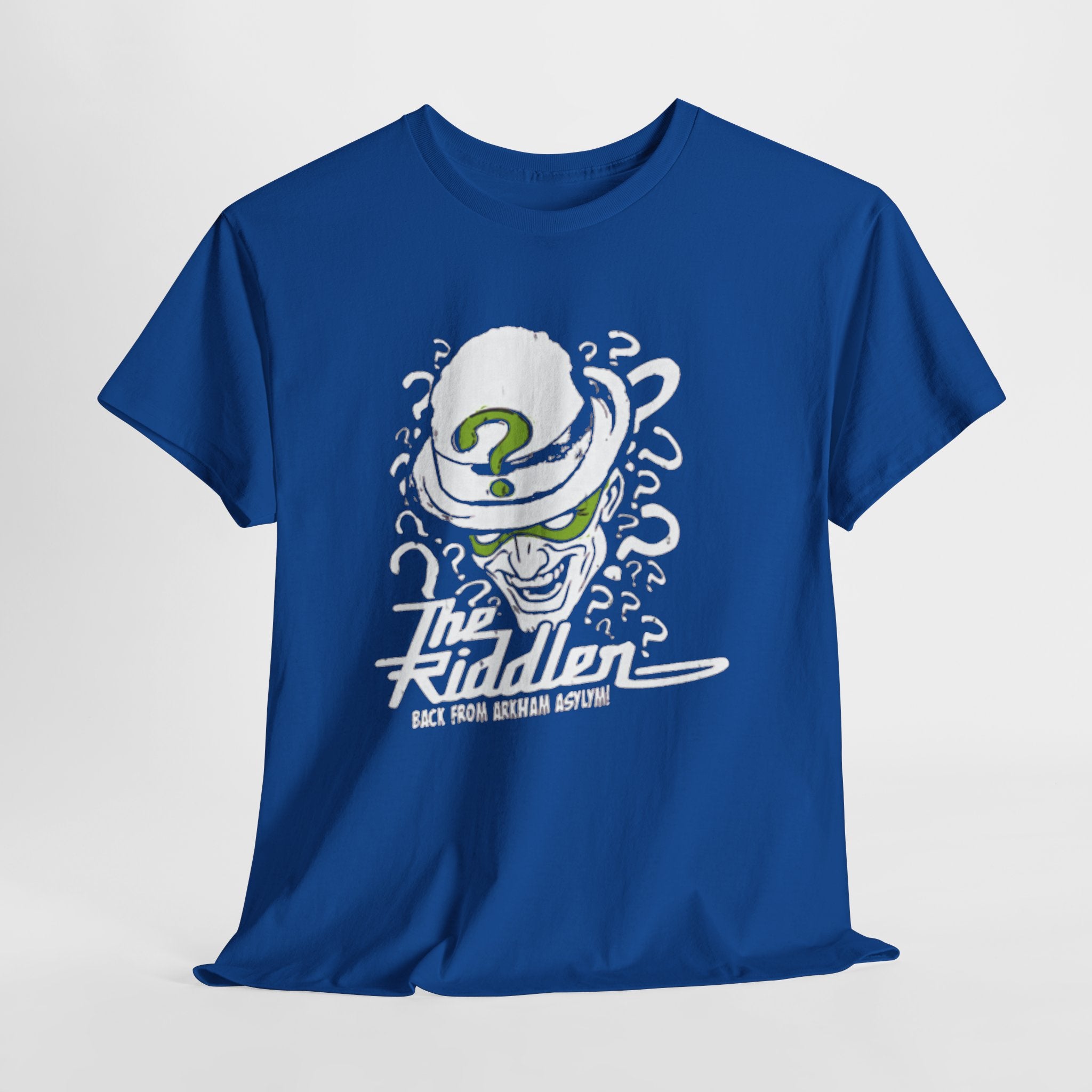The Riddler T-Shirt – Vintage DC Batman Villain Graphic Tee | Gotham Puzzle Design
