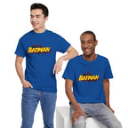 Batman  DC Comics inspired Logo T‑Shirt — Retro Yellow & Red Batman Emblem Tee