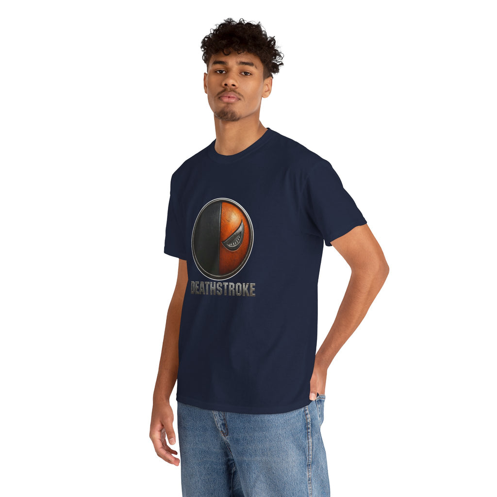 Deathstroke Logo T-Shirt – DC Comics Supervillain Graphic Tee for Fans