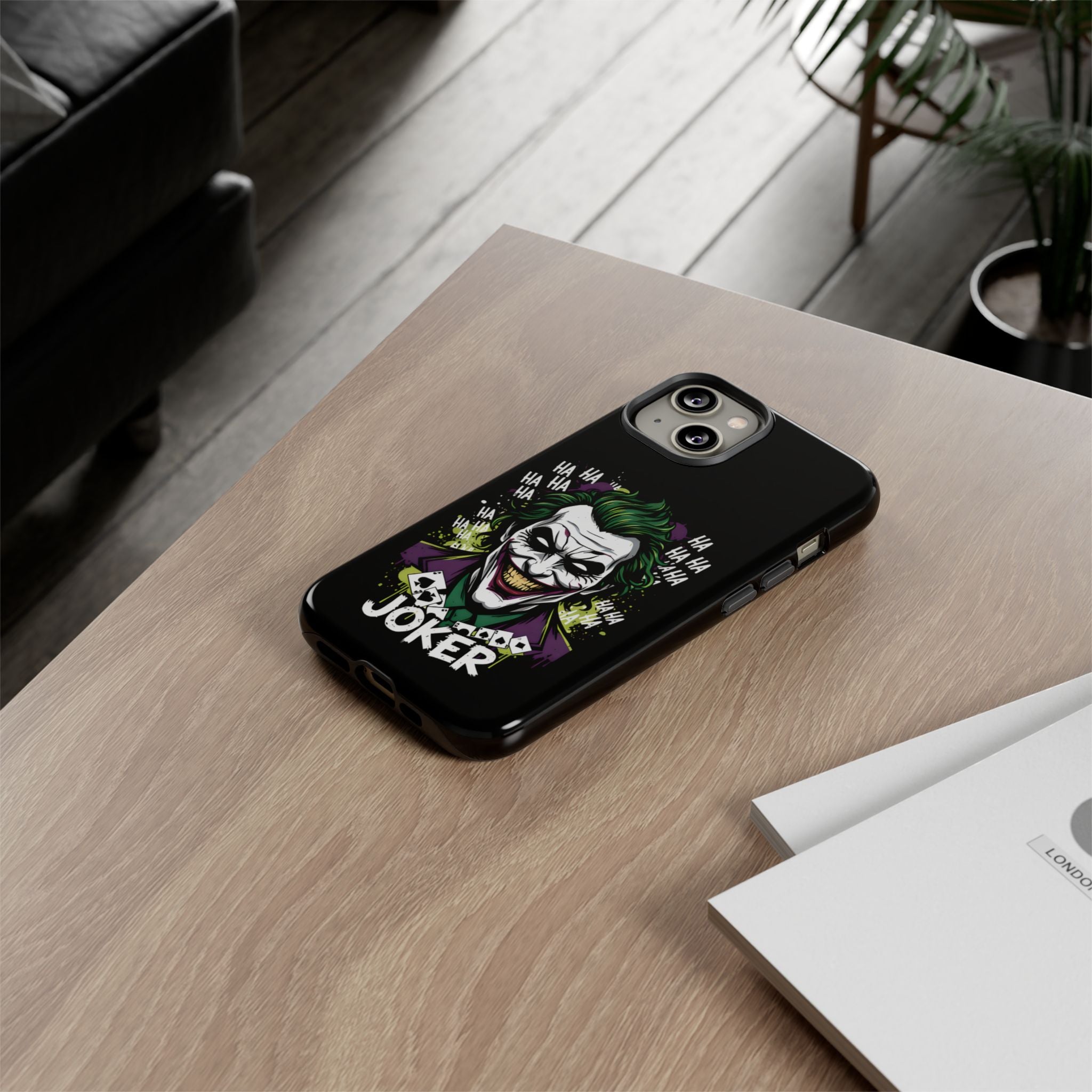 Joker "Bad Joke" DC Villain Hard Case for iPhone 17, 17 Air, 17 Pro Max, 16, 15, 14