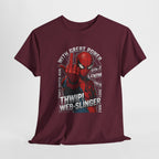 Marvel Spider-Man 'Gives the Finger' Comic Tee — Web-Slinger Graphic T-Shirt