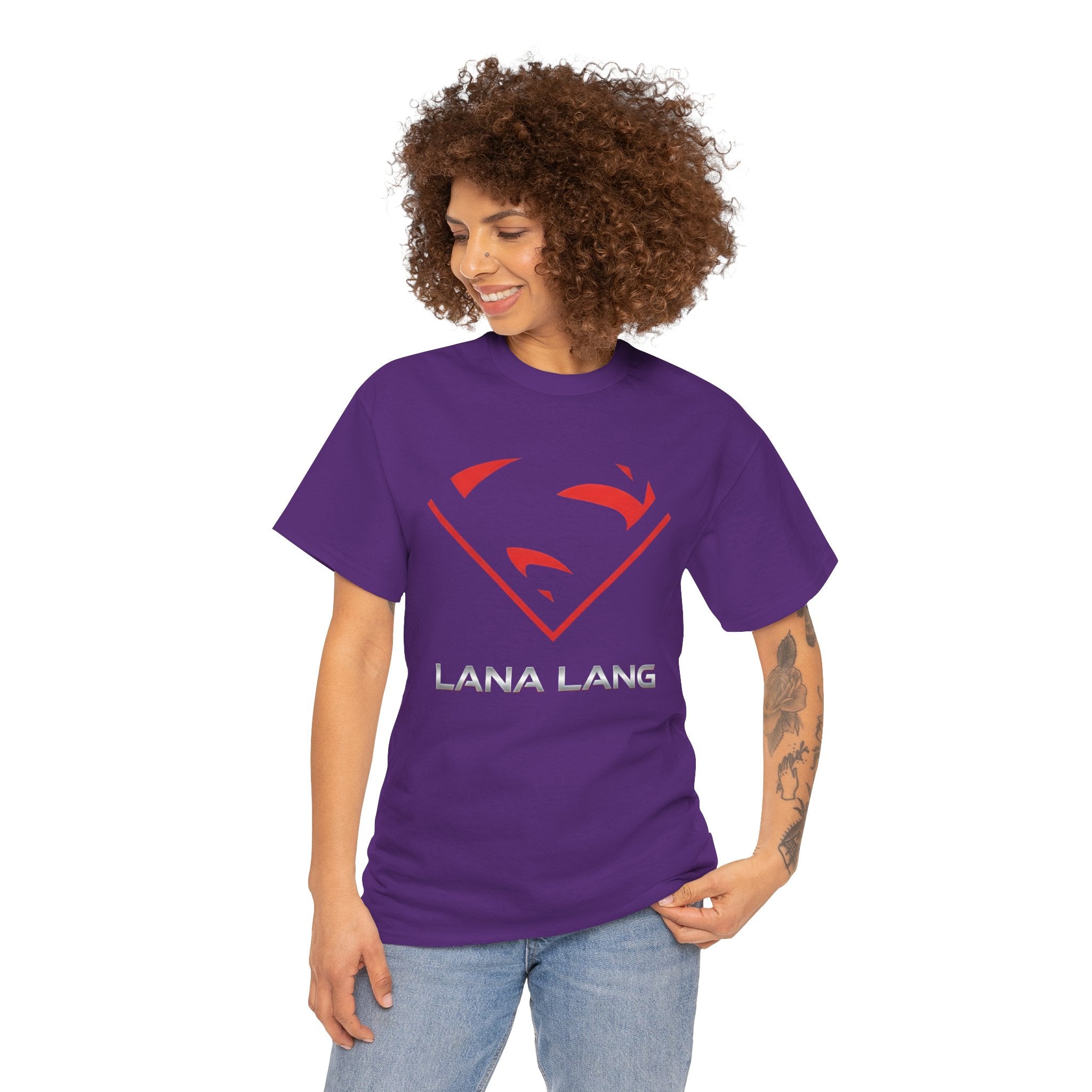Superwoman Red Shield Graphic T-Shirt — Lana Lang Prime Earth Superwoman Logo Tee