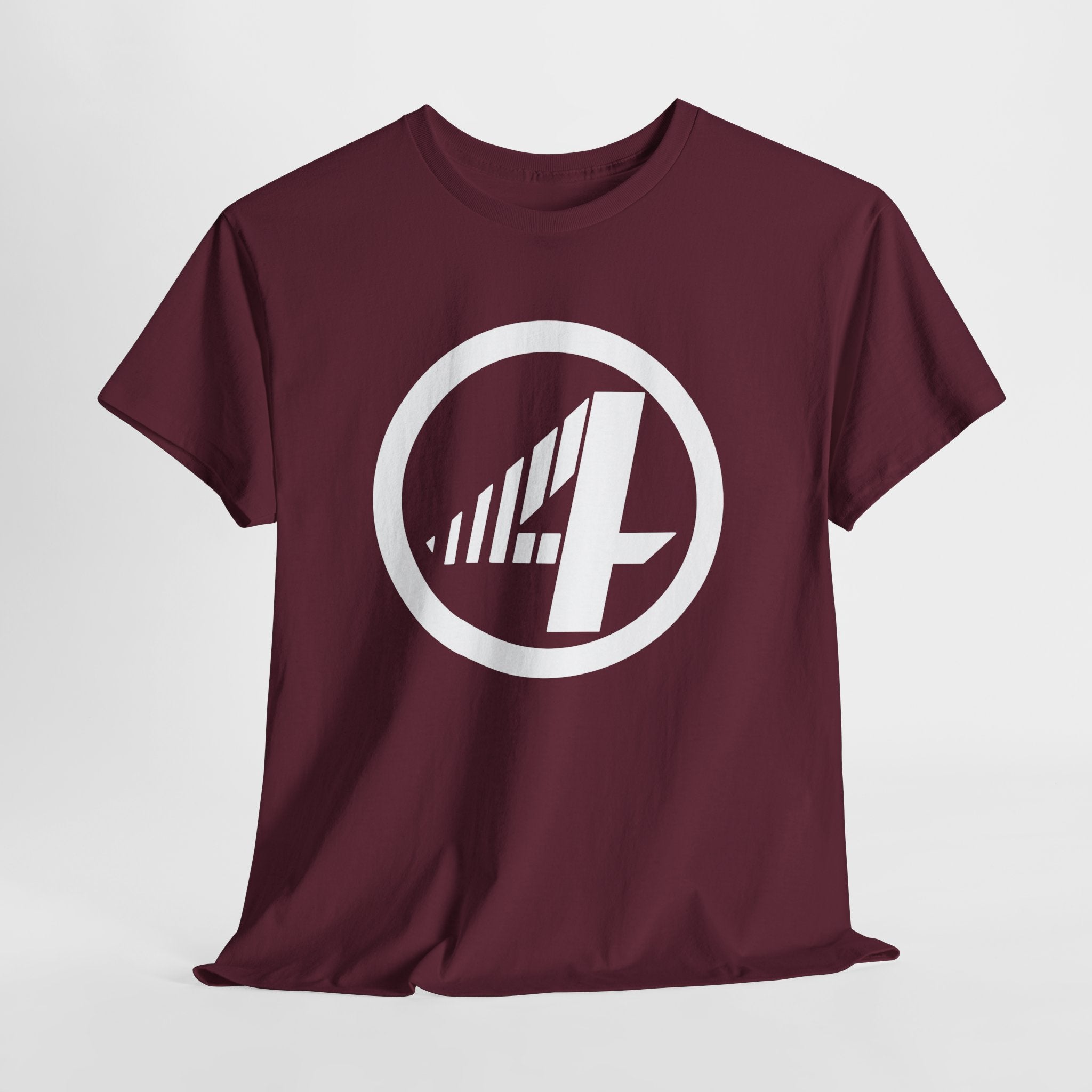 Fantastic Four Retro Logo T-Shirt — Minimalist Vintage Superhero Tee