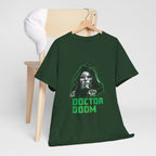 Doctor Doom Retro Green Villain Portrait T-Shirt — Avengers Graphic Tee
