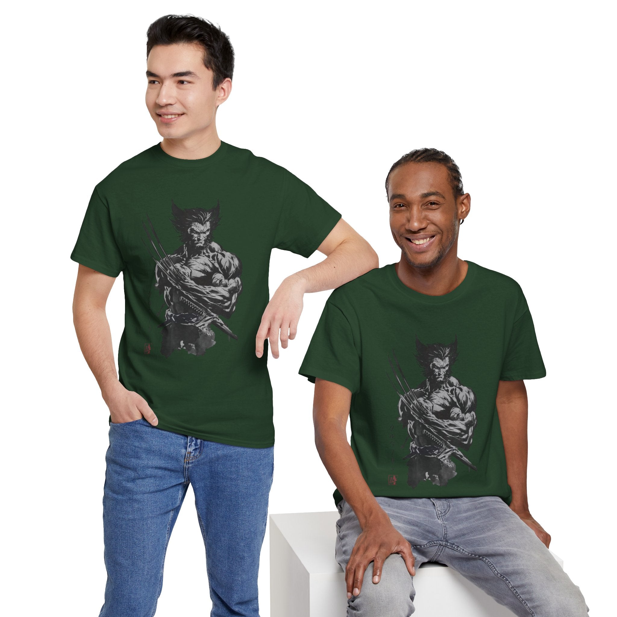 Wolverine Samurai T-Shirt – Marvel Inspired Japanese Style Unisex Tee