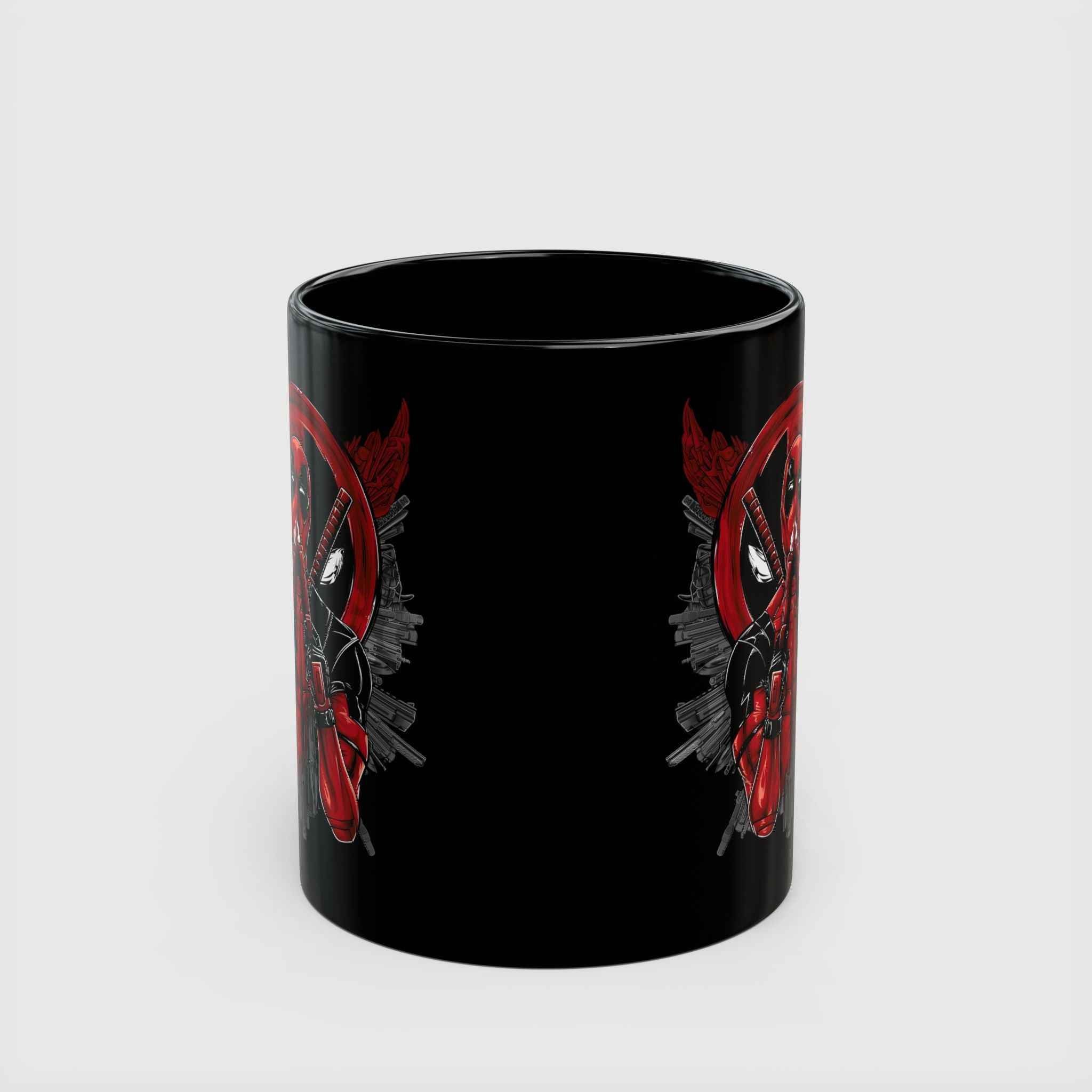 Deadpool Merc with a Mouth Black Comic Mug