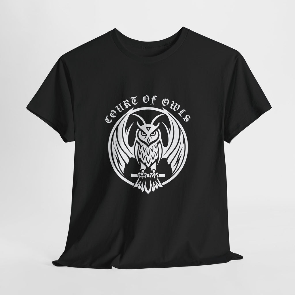 Absolute Batman The Court of Owls Graphic Tee — Gotham Talons Emblem T‑Shirt