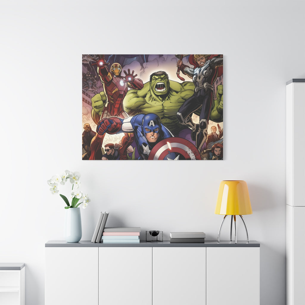 Superhero Canvas Art - Avengers Wall Decor