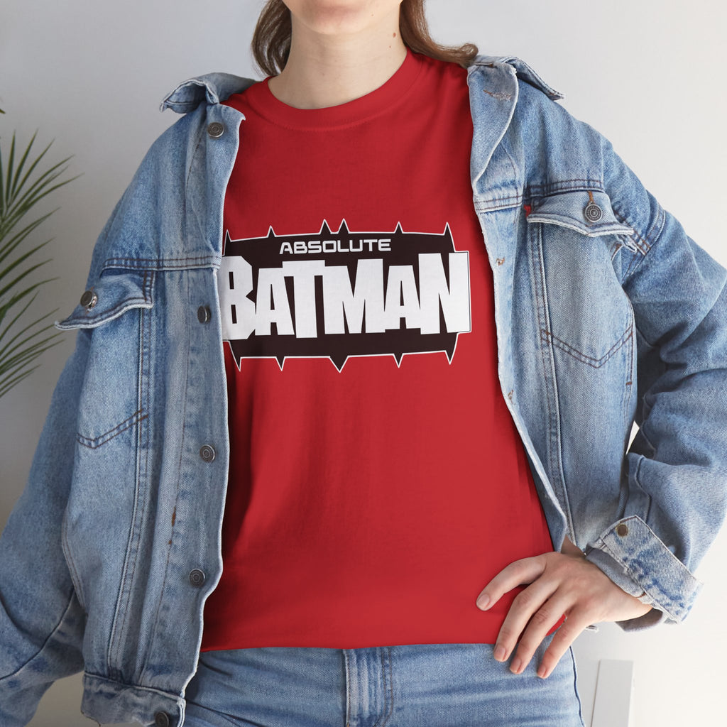 Absolute Batman Logo Unisex T-Shirt – DC Absolute Universe Gotham Knight Heavy Bat Graphic Tee