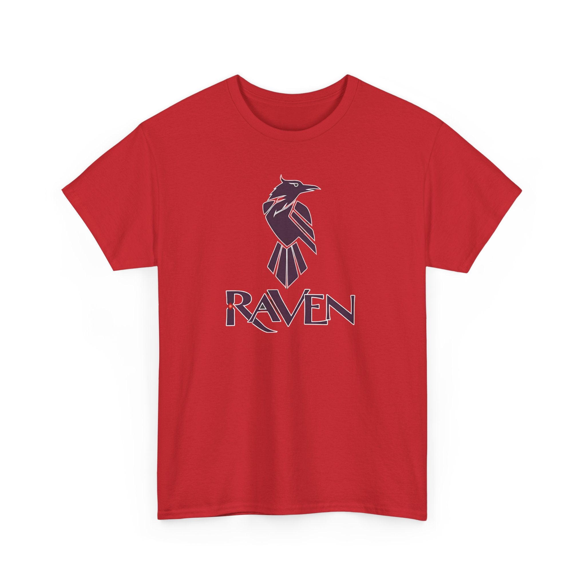 Teen Titans Raven Graphic Tee — Purple Geometric Raven Shirt