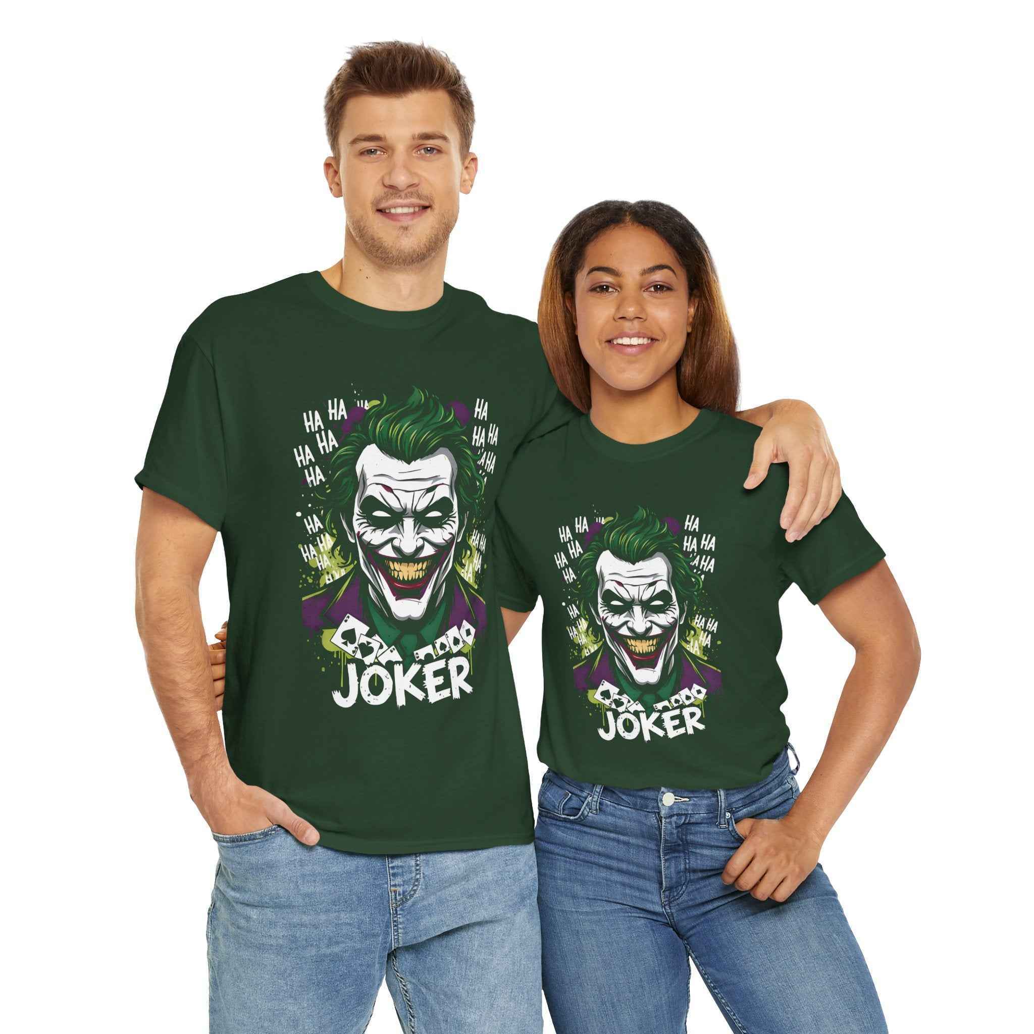 Joker Villain "HA HA HA" Comic Art Unisex T-Shirt