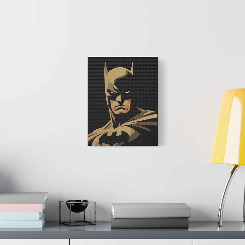 Batman Inspired Stretched Matte Canvas Art