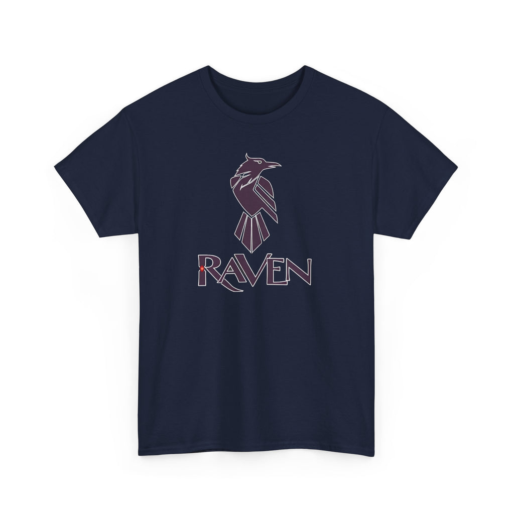 Teen Titans Raven Graphic Tee — Purple Geometric Raven Shirt