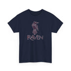 Teen Titans Raven Graphic Tee — Purple Geometric Raven Shirt
