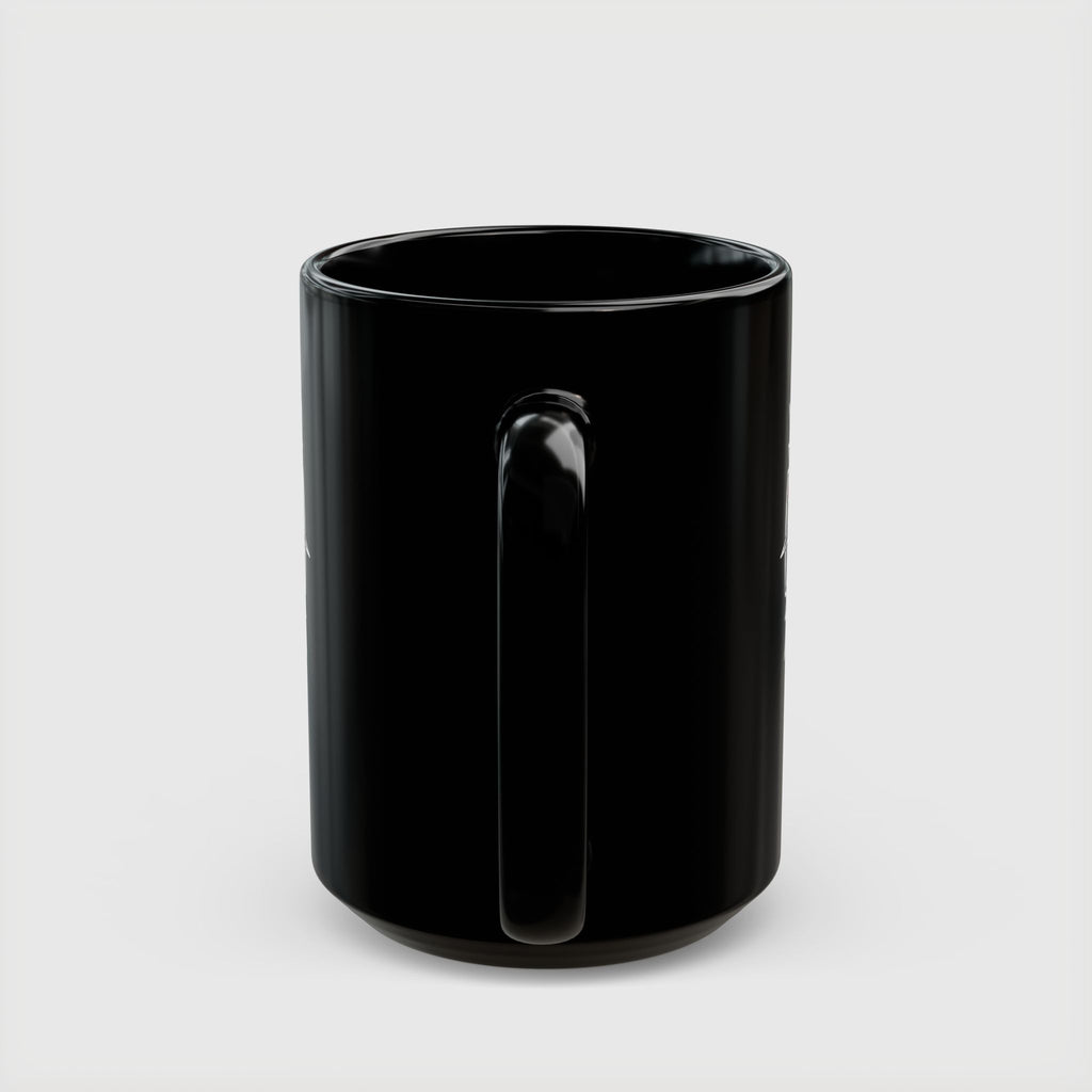 Thor Hammer Black Coffee Mug — Marvel Norse Mythology 11oz/15oz