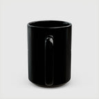 Thor Hammer Black Coffee Mug — Marvel Norse Mythology 11oz/15oz