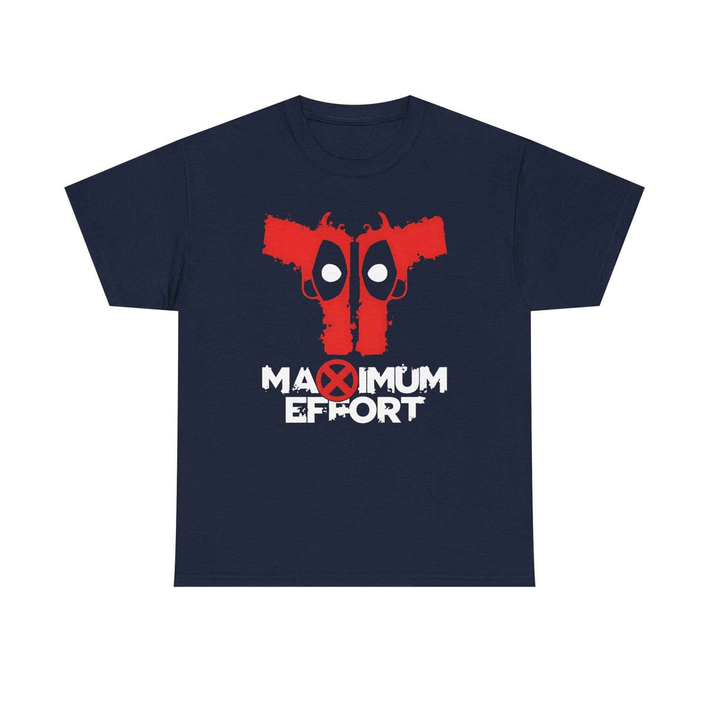 Deadpool "Maximum Effort" Gun Eyes Unisex Graphic Tee