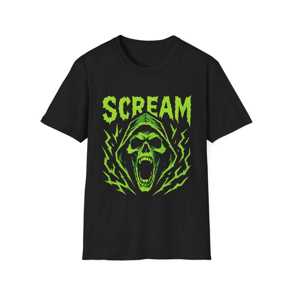 Scream Horror T-Shirt, Unisex Graphic Tee, Halloween Costume Top, Gift for Horror Fans, Spooky Vibes, Casual Wear, Streetwear
